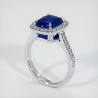 4.55 Ct. Sapphire Ring, Platinum 950 2