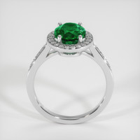 3.46 Ct. Emerald Ring, Platinum 950 3