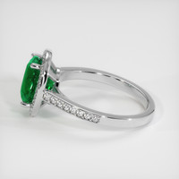 3.46 Ct. Emerald Ring, Platinum 950 4