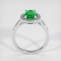 3.26 Ct. Emerald Ring, Platinum 950 3