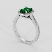 1.97 Ct. Tsavorite Garnet Ring, Platinum 950 2
