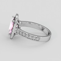 1.75 Ct. Pink Spinel Ring, Platinum 950 4