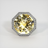 11.85 Ct. Gemstone Ring, Platinum 950 1