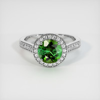 1.63 Ct. Gemstone Ring, Platinum 950 1