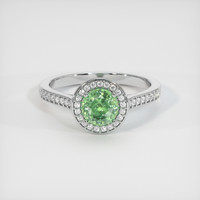 0.97 Ct. Gemstone Ring, Platinum 950 1