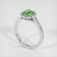 0.97 Ct. Gemstone Ring, Platinum 950 2