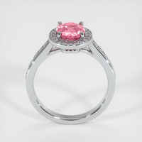 2.24 Ct. Reddish Pink Sapphire Ring, Platinum 950 3