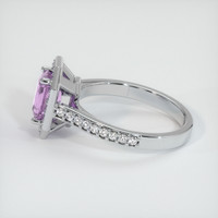 1.05 Ct. Pink Sapphire Ring, Platinum 950 4