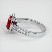 2.52 Ct. Ruby Ring, Platinum 950 4