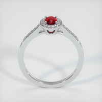 0.48 Ct. Ruby Ring, Platinum 950 3