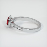 0.48 Ct. Ruby Ring, Platinum 950 4