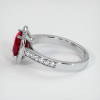 2.02 Ct. Ruby Ring, Platinum 950 4