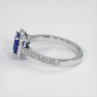 1.36 Ct. Blue Sapphire Ring, Platinum 950 4