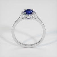 0.86 Ct. Blue Sapphire Ring, Platinum 950 3