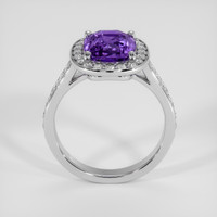 3.17 Ct. Purple Sapphire Ring, Platinum 950 3