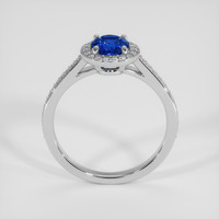 0.82 Ct. Blue Sapphire Ring, Platinum 950 3