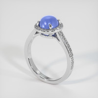 2.78 Ct. Sapphire Ring, Platinum 950 2