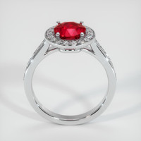 2.18 Ct. Ruby Ring, Platinum 950 3