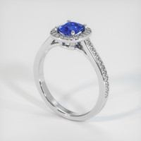 1.03 Ct. Sapphire Ring, Platinum 950 2