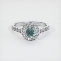 0.74 Ct. Sapphire Ring, Platinum 950 1