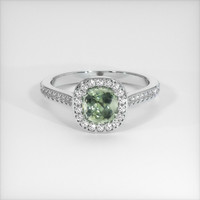 1.34 Ct. Sapphire Ring, Platinum 950 1