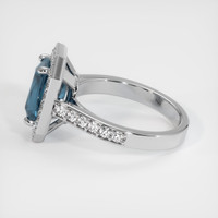 2.01 Ct. Sapphire Ring, Platinum 950 4