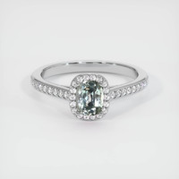 0.80 Ct. Sapphire Ring, Platinum 950 1