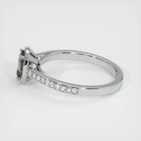 0.80 Ct. Sapphire Ring, Platinum 950 4
