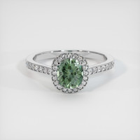 1.40 Ct. Sapphire Ring, Platinum 950 1