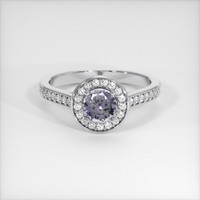 0.77 Ct. Sapphire Ring, Platinum 950 1