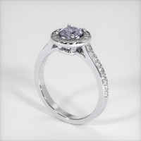 0.77 Ct. Sapphire Ring, Platinum 950 2