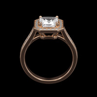 1.20 Ct. Gemstone Ring, 14K Rose Gold 3