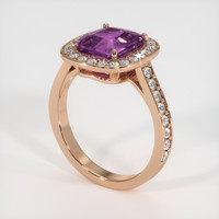 2.74 Ct. Gemstone Ring, 14K Rose Gold 2