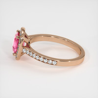 1.19 Ct. Sapphire Ring, 14K Rose Gold 4