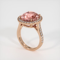 9.97 Ct. Sapphire Ring, 14K Rose Gold 2