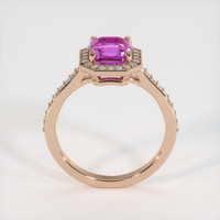 1.55 Ct. Sapphire Ring, 14K Rose Gold 3