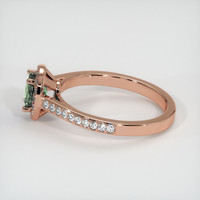 1.09 Ct. Sapphire Ring, 14K Rose Gold 4
