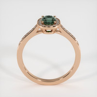 0.80 Ct. Sapphire Ring, 14K Rose Gold 3