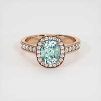 1.74 Ct. Sapphire Ring, 14K Rose Gold 1