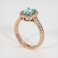 1.74 Ct. Sapphire Ring, 14K Rose Gold 2