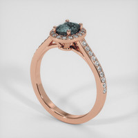 1.12 Ct. Sapphire Ring, 14K Rose Gold 2