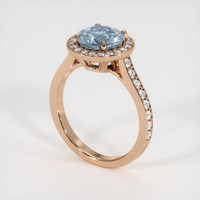 1.73 Ct. Gemstone Ring, 18K Rose Gold 2