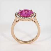 4.57 Ct. Sapphire Ring, 18K Rose Gold 3