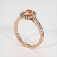 2.12 Ct. Sapphire Ring, 18K Rose Gold 2