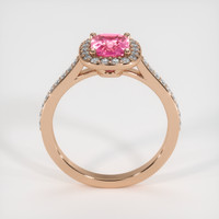 1.19 Ct. Sapphire Ring, 18K Rose Gold 3