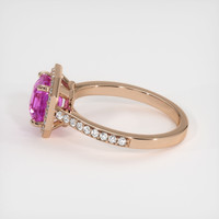 1.55 Ct. Sapphire Ring, 18K Rose Gold 4
