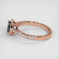 1.12 Ct. Sapphire Ring, 18K Rose Gold 4