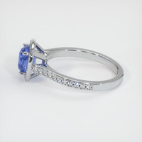 2.01 Ct. Blue Sapphire Ring, 10K White Gold 4