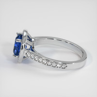1.94 Ct. Blue Sapphire Ring, 10K White Gold 4
