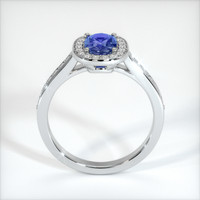 1.20 Ct. Blue Sapphire Ring, 10K White Gold 3